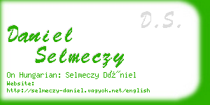 daniel selmeczy business card